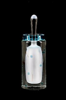 Brand & Greenberg Modernist Glass Scent Bottle