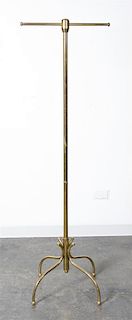 A Brass Hall Tree, Height 69 3/8 inches.