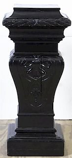 * A Painted Neoclassical Pedestal, Height 34 1/4 inches.