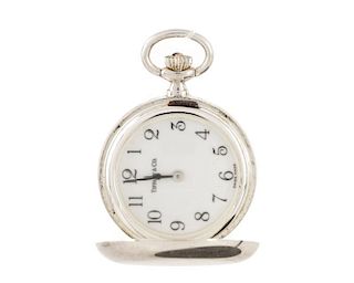 Tiffany & Co. Sterling Silver Cased Pocket Watch