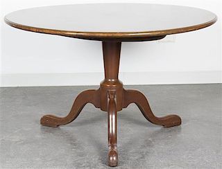 A Kittinger Style Games Table, Height 29 x diameter 47 inches.
