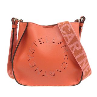 Stella McCARTNEY Bag Ladies Shoulder Vermilion Leather Orange