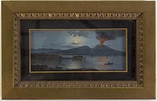 * Artist Unknown, (Continental, 19th century), Bay of Naples
