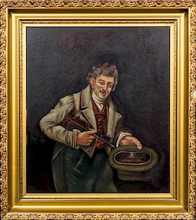 Artist unknown, (20th century), Portrait of a Fiddler