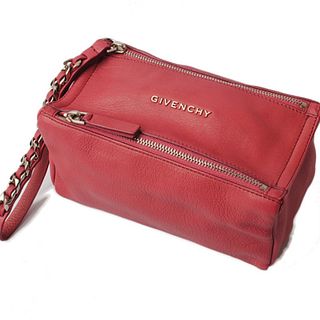 Givenchy Pandora Accessory Pouch Clutch Bag GIVENCHY PANDORA Goatskin Pink
