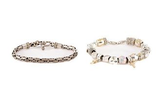 Collection of Sterling Silver Bracelets