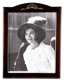 Arnold Sachs, Jacqueline Kennedy Photo, Signed