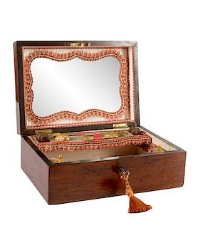 19th Century French Necessaire or Sewing Box