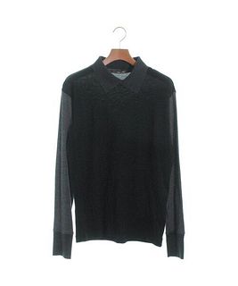 ISSEY MIYAKE MEN Knitwear/Sweater BlackxGray 3(Approx.  L)