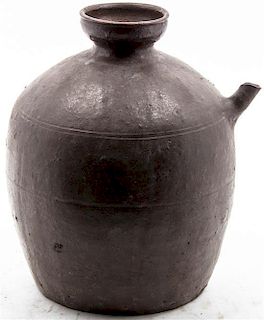 A Chinese Ceramic Jug, Height 11 3/4 inches.
