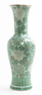 A Japanese Porcelain Vase, Height 20 inches.