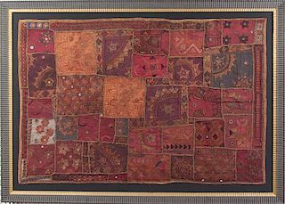 A Southeast Asian Tapestry, Height 51 1/2 x width 35 inches.