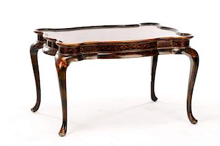 Maitland Smith Painted Chinoiserie Coffee Table
