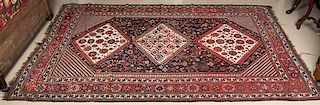 * A Northwest Persian Wool Rug 9 feet 6 inches x 6 feet 1 inch.