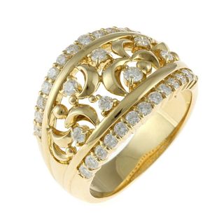 Lanvin LANVIN Ring No. 13 18K K18 Gold Diamond Women's