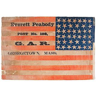 40-Star Peabody Post GAR Flag 