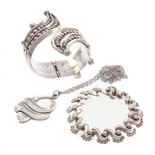 Collection of Mexican Silver Jewelry