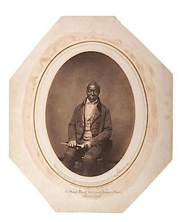 Exceptional Gilbert Hunt, Freed Richmond Slave, Salt Print by Vannerson 