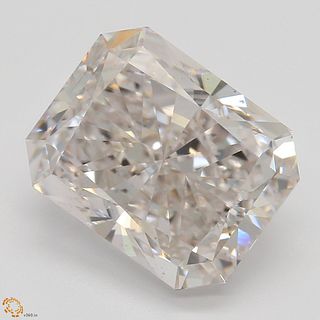 3.02 ct, Natural Light Pinkish Brown Color, VS2, Radiant cut Diamond (GIA Graded), Appraised Value: $395,000 