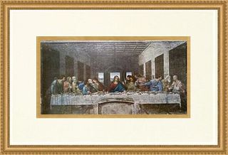 Leonardo da Vinci - The Last Supper Museum Print Newly Custom Framed