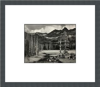 Ansel Adams Mount Ansel Adams Yosemite CA Custom Framed Print