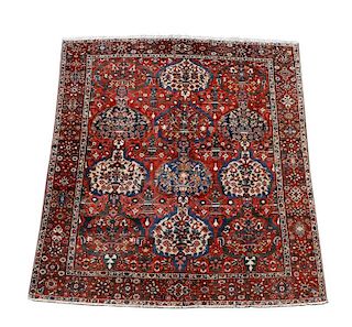 Palace Size Hand Woven Persian Heriz - 12' 10" x 1