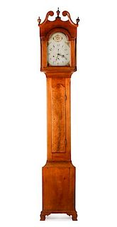 Luman Watson Cincinnati Tall Case Clock, 19th C.