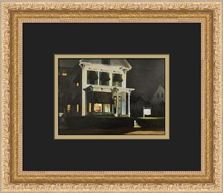 Edward Hopper Room For Tourists Custom Framed Print