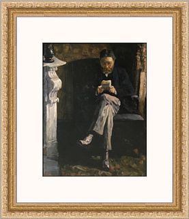 James Ensor Portrait of the Artist's Father Custom Framed Print