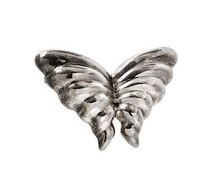 A Sterling Silver Butterfly Brooch, Tiffany & Co. 6.80 dwts.