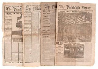 Abraham Lincoln's Assassination, The Philadelphia Inquirer, Twelve Issues, April 15-29, 1865 