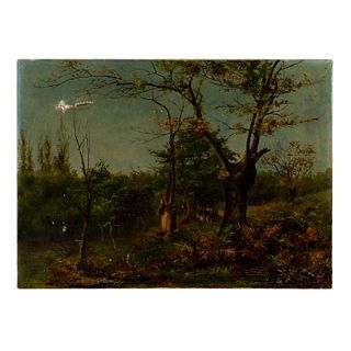 L. Flemyng (American, 19th c.) Oil Painting on Canvas