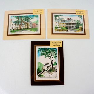 3pc Grouping of Watercolors by A.P. Dedula