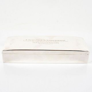 Vintage Smith & Smith Large Sterling Silver Box