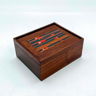 Robert McKeown (American, d. 1989) Artisan Wooden Box