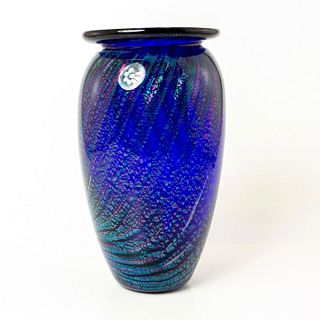 Robert Eickholt (American b.1947) Art Glass Bud Vase