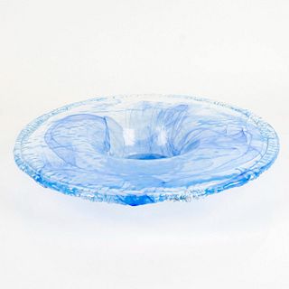Murano Glass Large Blue Decorative Centerpiece