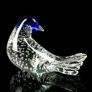 Vintage Bullicante Art Glass Bird Figurine Paperweight