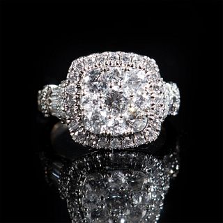 Size 5, 2.20 ct TWT Diamond Ring
