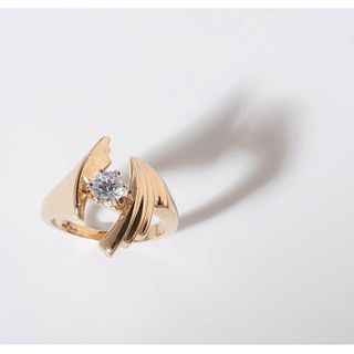Size 8.25, 0.60 ct TWT Round Brilliant Diamond Ring
