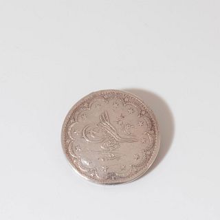Sterling Silver Turkish Coin Pin