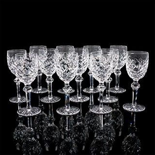 12pc Waterford Crystal White Wine Glasses, Powerscourt