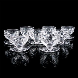 8pc Waterford Crystal Pedestal Dessert Bowls