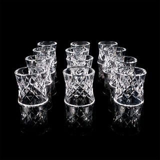 12pc Waterford Crystal Napkin Rings