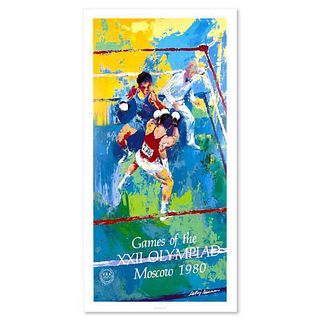 Leroy Neiman (1921-2012), "Games of the XXII Olympiad, Moscow 1980" Plate Signed Offset Lithographic Poster with Letter of Authenticity