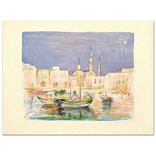 "Akko" Limited Edition Lithograph by Edna Hibel (1917-2014), Numbered and Hand Signed with Certificate of Authenticity.