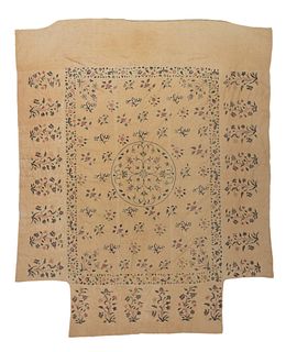 American Embroidered Coverlet