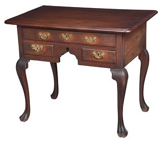 American Chippendale Figured Walnut Dressing Table