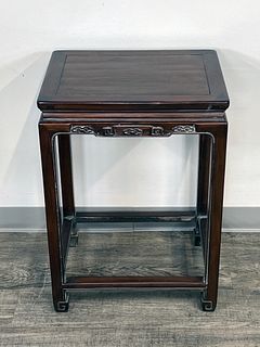 CHINESE ROSEWOOD VASE STAND