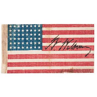 48-Star Woodrow Wilson Signature Flag 